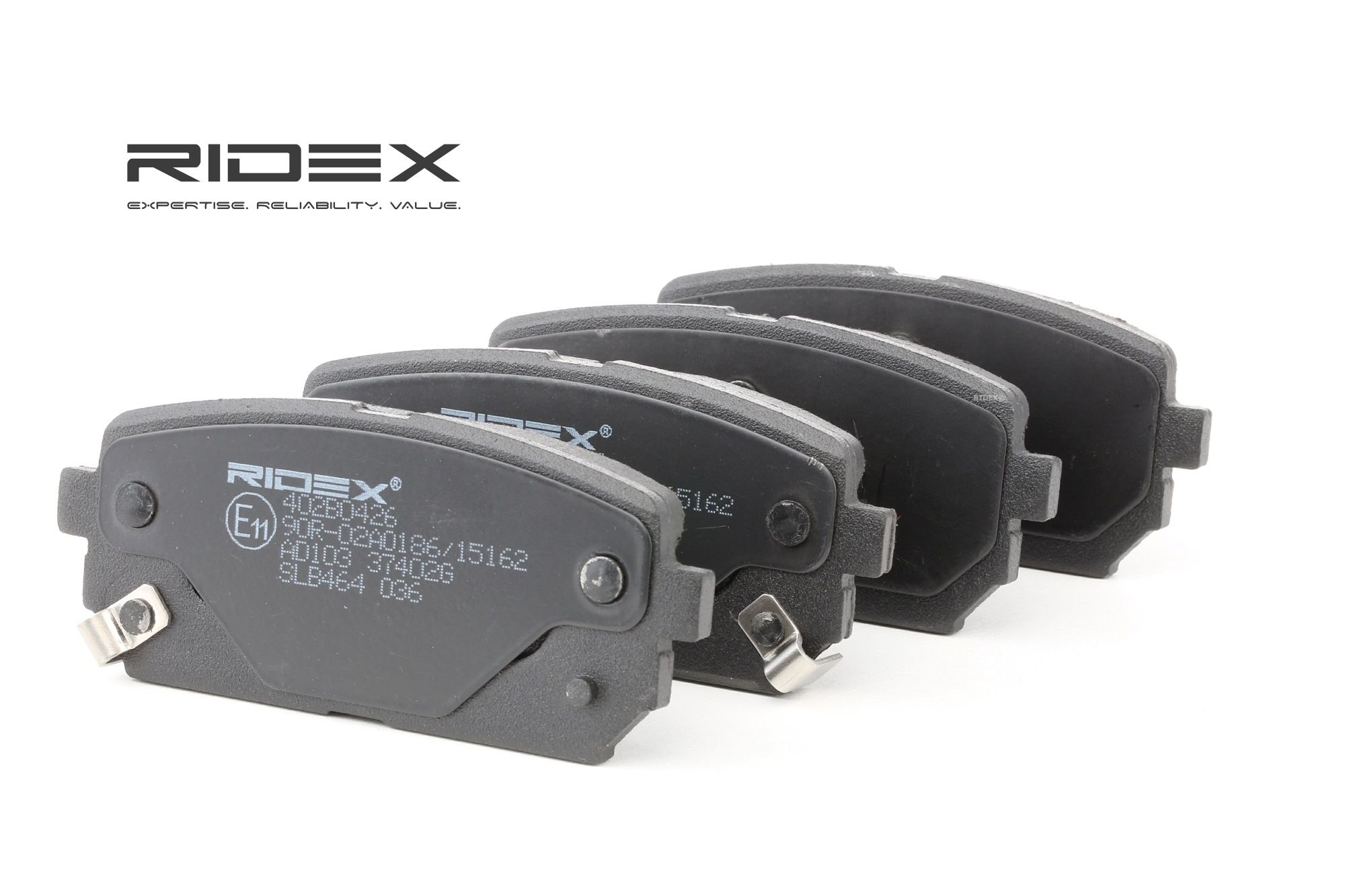 RIDEX Jarrupalat HYUNDAI,KIA 402B0426 583021DE00,583031DE00,583021DA00 Jarrupalasarja,Jarrupala, Levyjarru 583021DA01,583021DA50