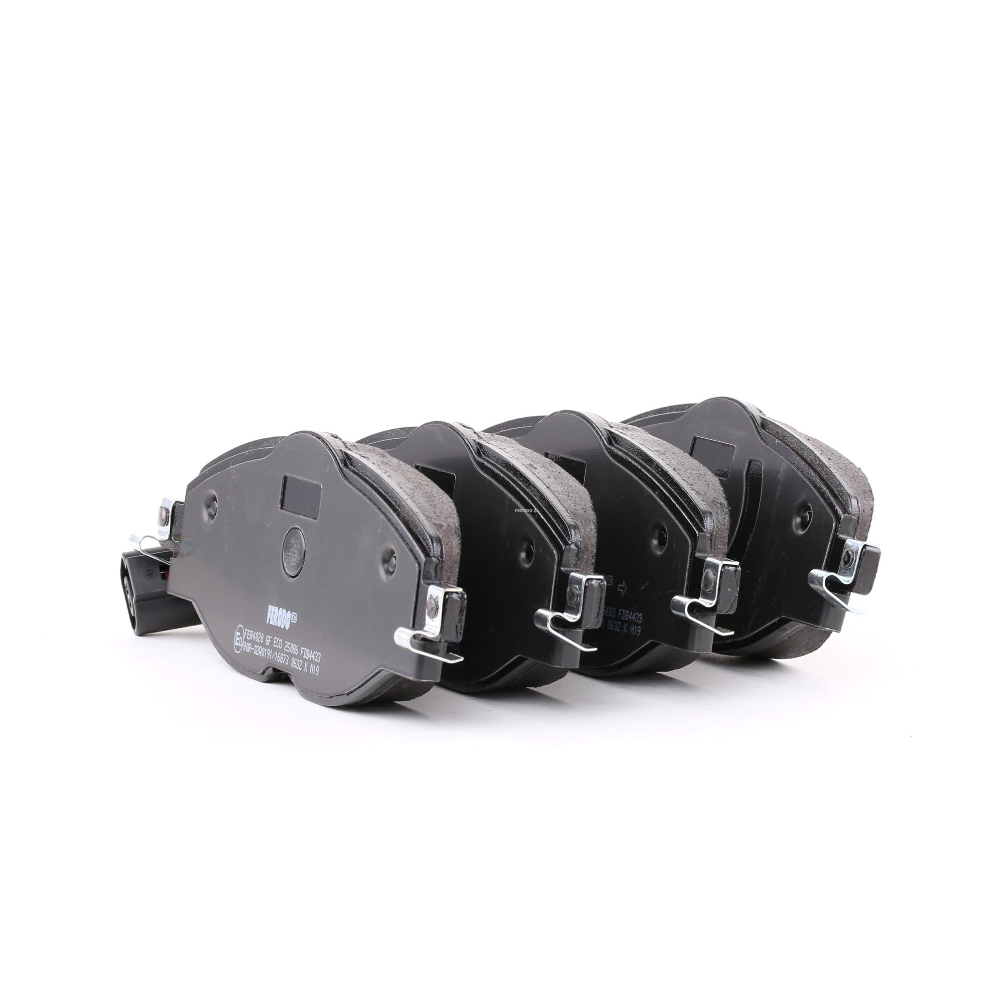 FERODO Jarrupalat VW,AUDI,SKODA FDB4433 2Q0698151F,2Q0698151K,5Q0698151B Jarrupalasarja,Jarrupala, Levyjarru 5Q0698151D,5Q0698151F,8V0698151,8V0698151