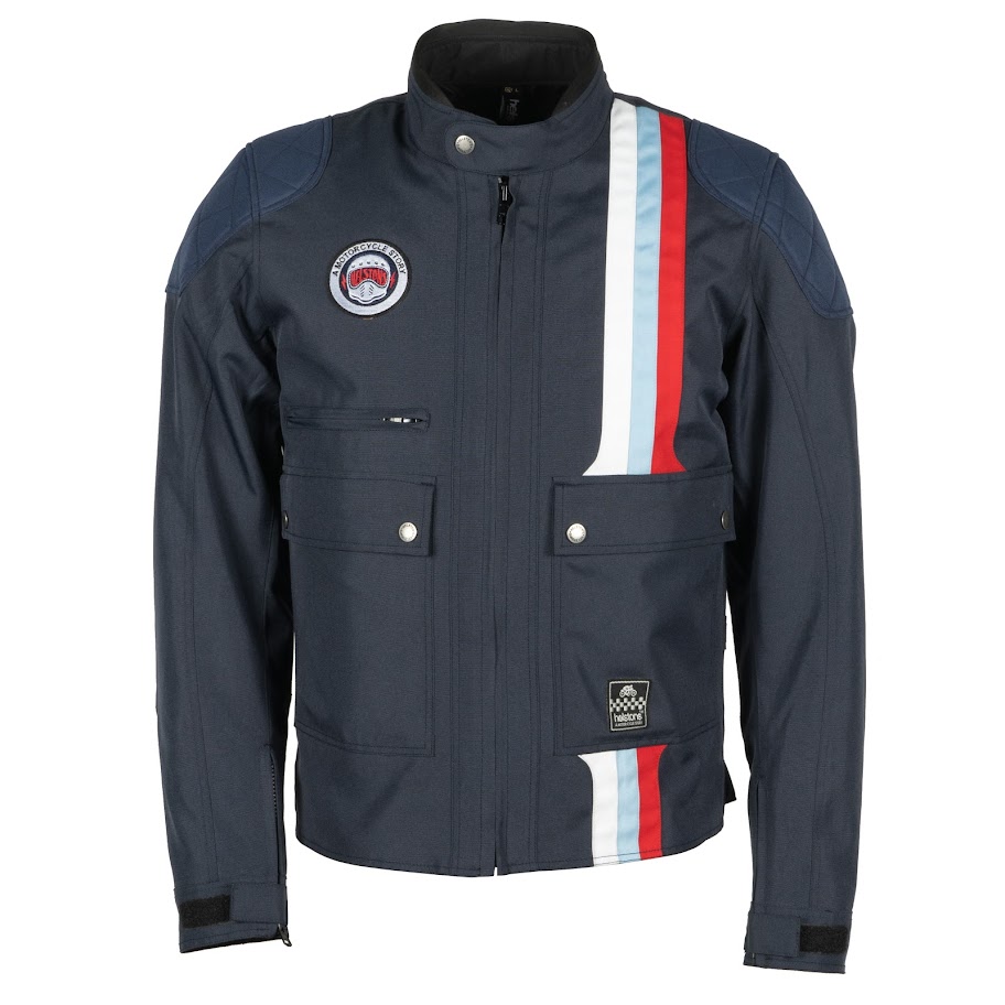 Helstons Hamilton Tissu Technique Blue Jacket M