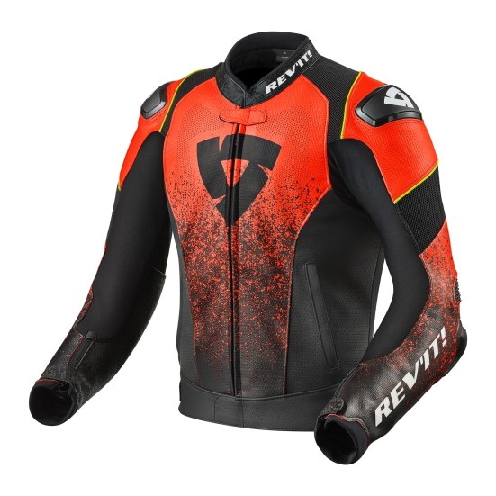 REV'IT! Quantum Air Black Neon Red 54
