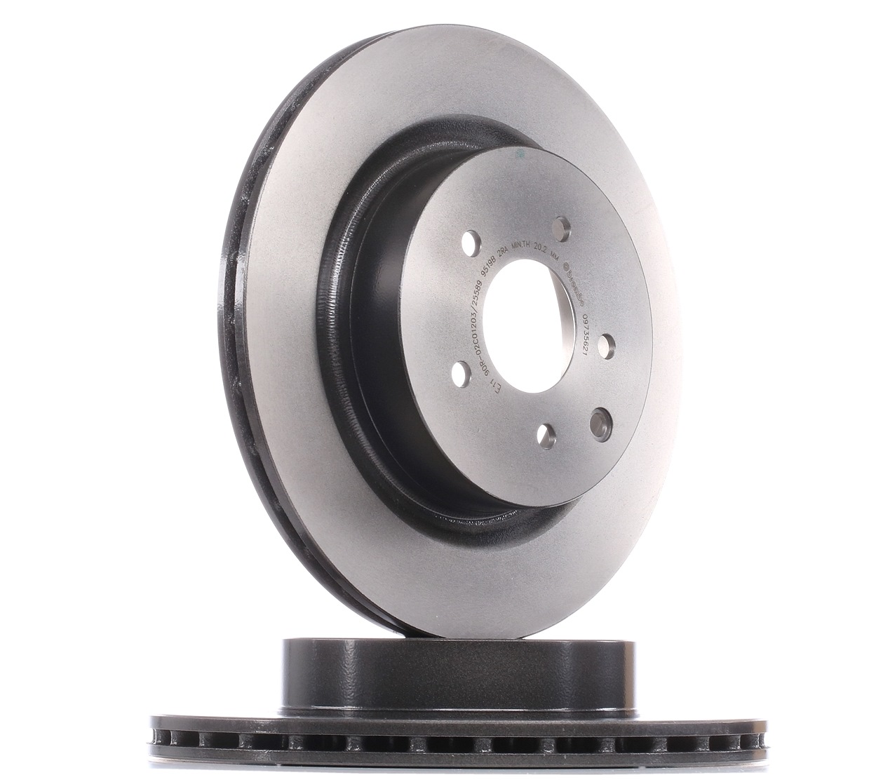 BREMBO Jarrulevyt NISSAN 09.7356.21 43206AA300,43206AA301,43206CD005 Jarrulevy