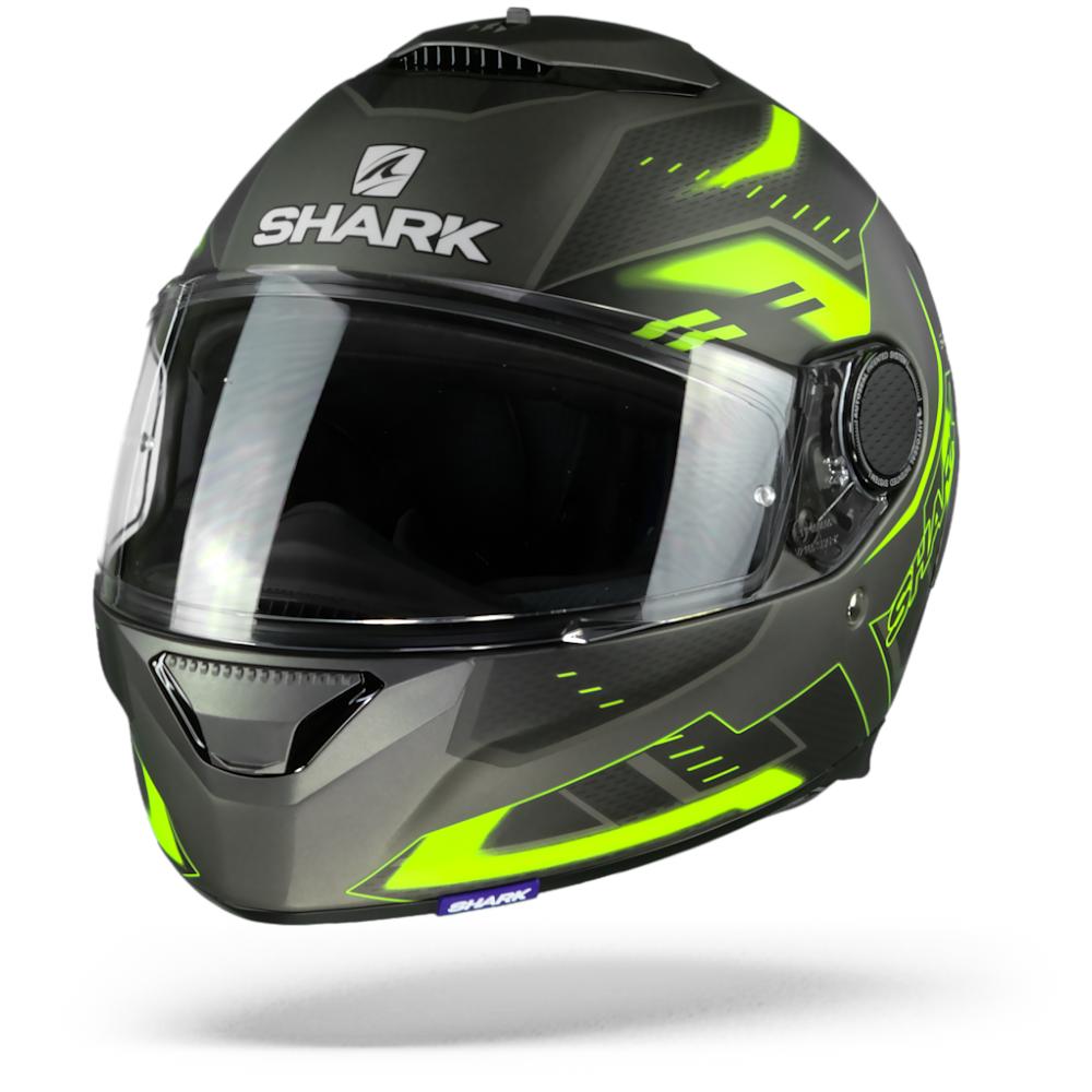 Shark Spartan 1.2 Antheon Matt Anthracite Yellow Black AYK M