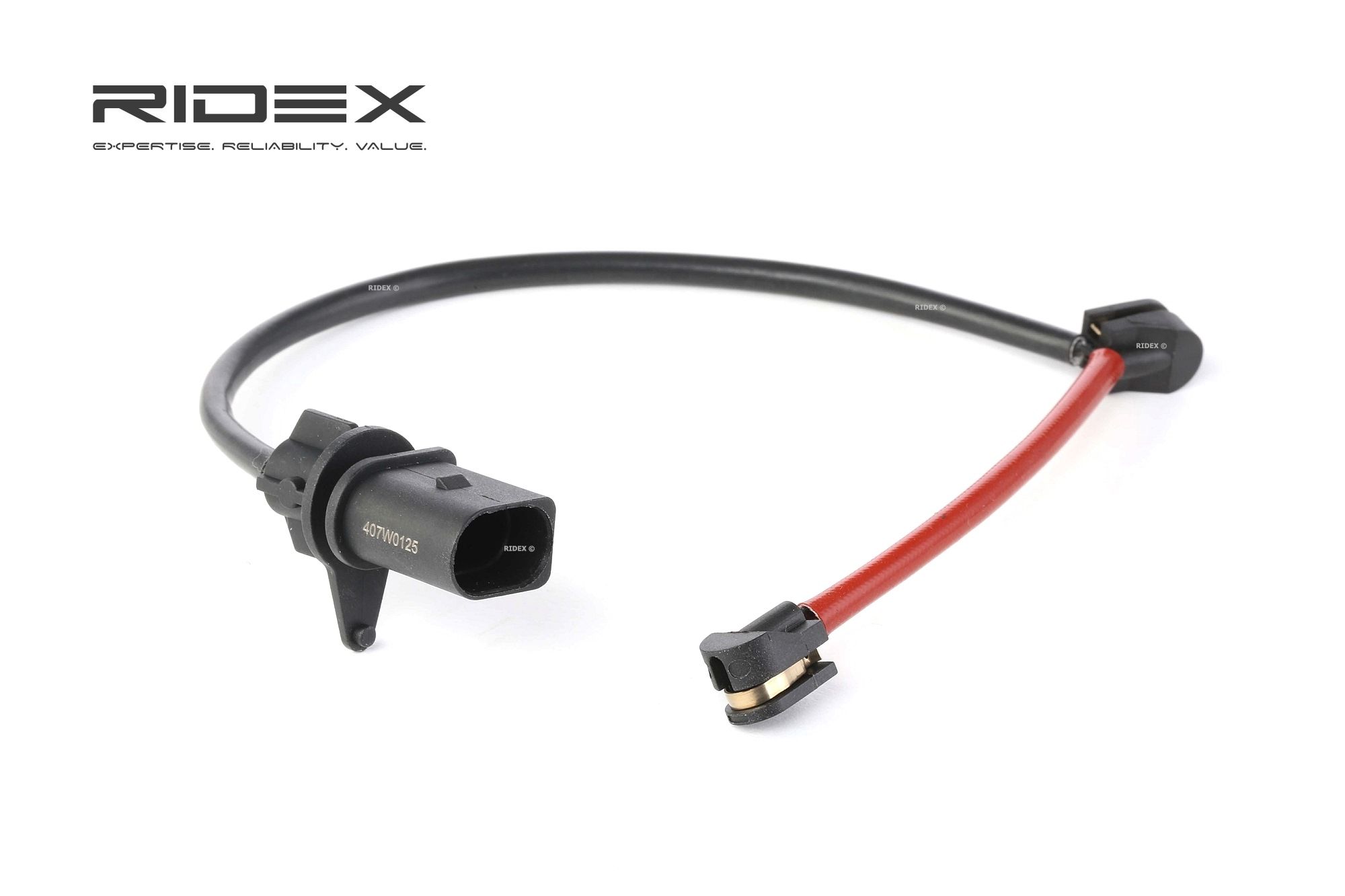 RIDEX Jarrupalojen Kulumisen Ilmaisin AUDI 407W0125 8R0615121A Kulumisenilmaisin, Jarrupala