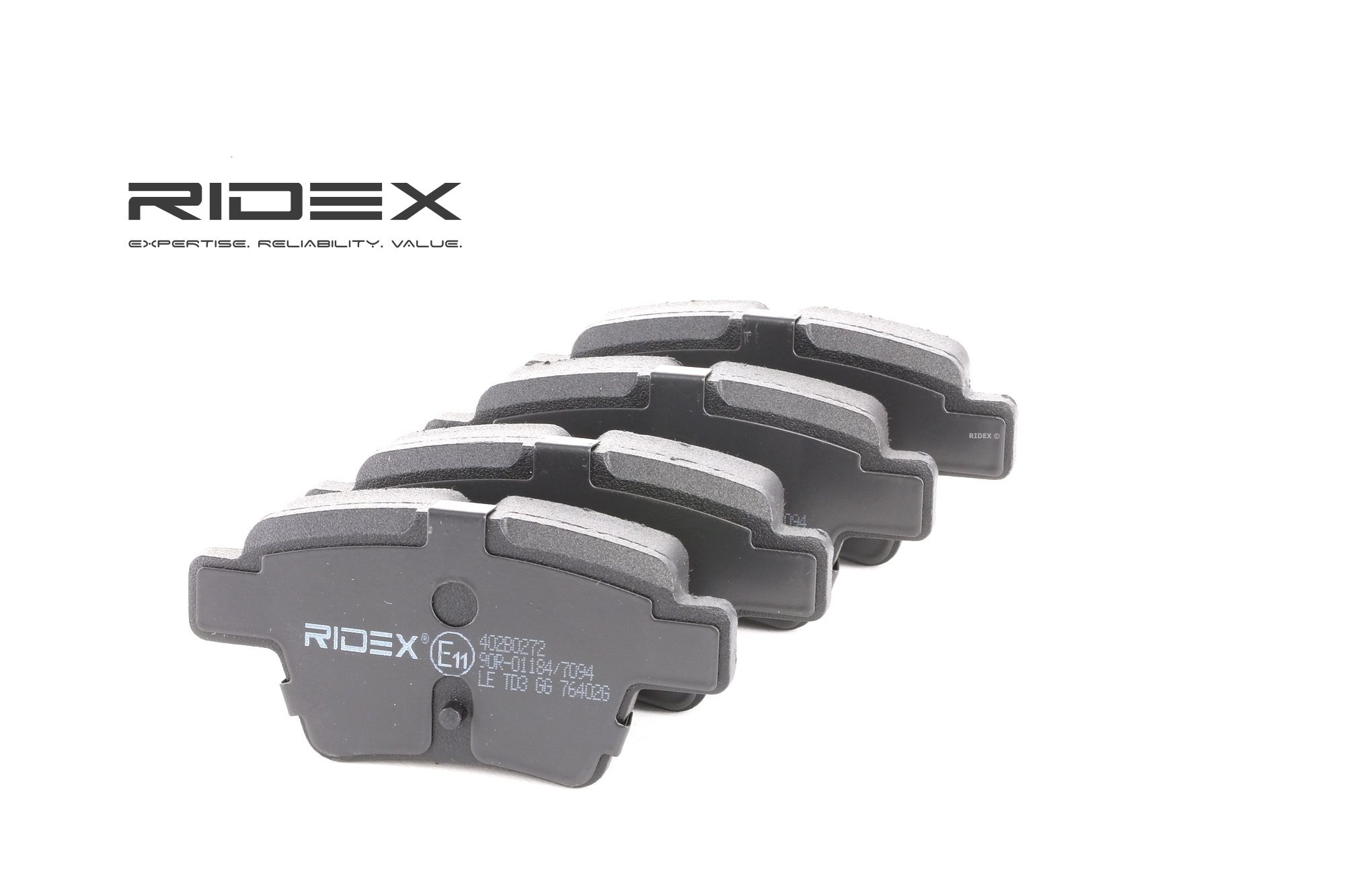 RIDEX Jarrupalat PEUGEOT,CITROËN 402B0272 1611457280,1617272480,425322 Jarrupalasarja,Jarrupala, Levyjarru 425325,425340,425398,425399,425401,425419
