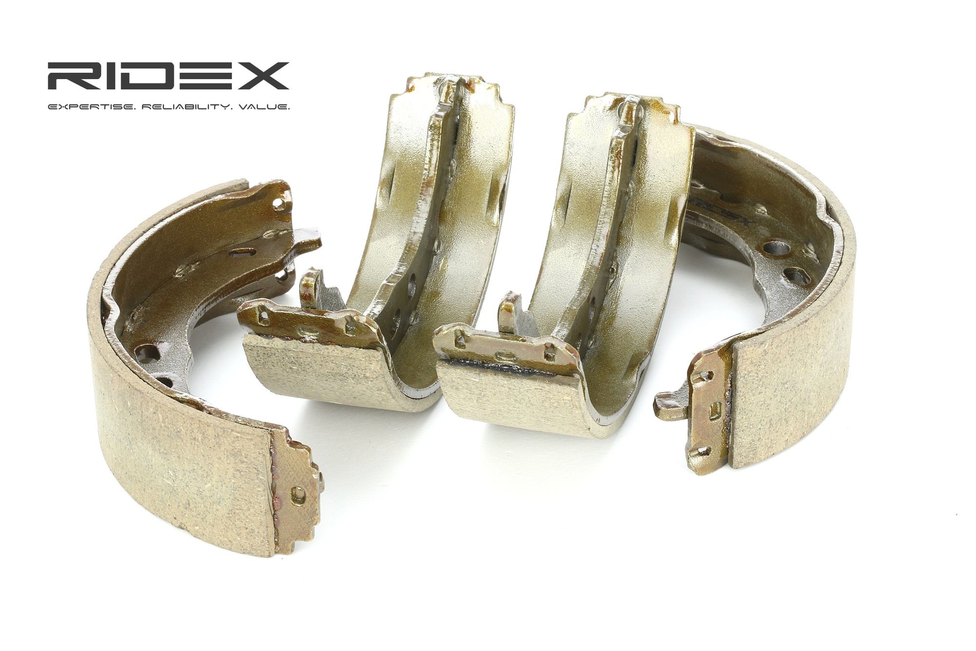 RIDEX Jarrukengät FIAT,PEUGEOT,CITROËN 70B0116 4241N5,77364023,4241N5 Jarrukenkäsarja