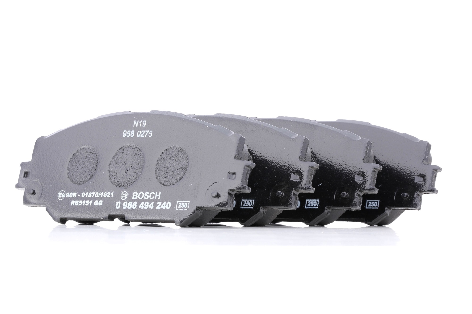 BOSCH Jarrupalat TOYOTA,SUBARU 0 986 494 240 0446502220,044650D050,044650D120 Jarrupalasarja,Jarrupala, Levyjarru 0446512610,0446542160,0446542200