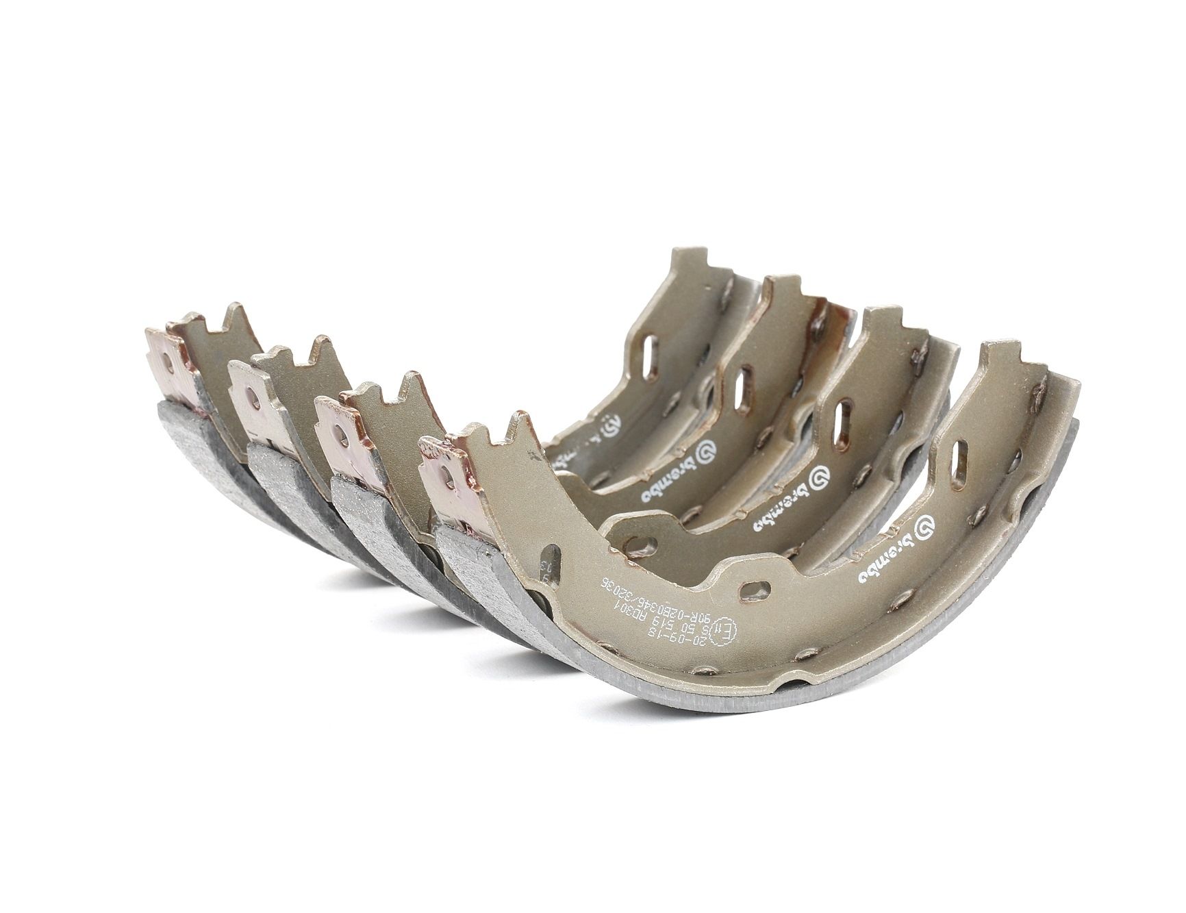 BREMBO Käsijarrukengät MERCEDES-BENZ S 50 519 1994200020,2214200520,2304200312 Jarrukenkäsarja, Käsijarru 2304200320,A1994200020,A2304200312